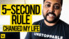 Stop Procrastinating by Using the 5-Second Rule by Mel Robins